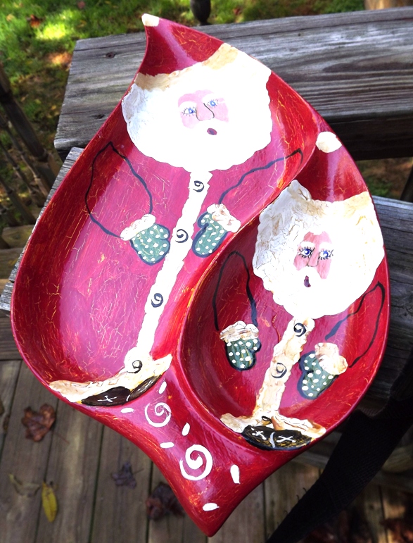Santa Divided Bowl